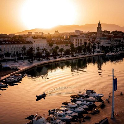 Early morning in Split