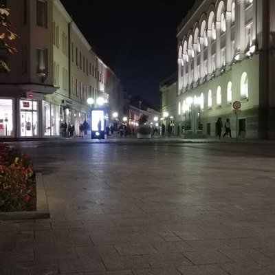 Gentleman's street at night