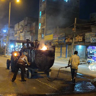 Road construction