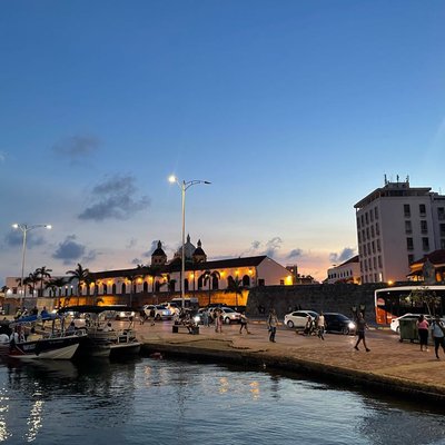 Muelle de los Pegasos, Cartagena de Indias, Colombia.