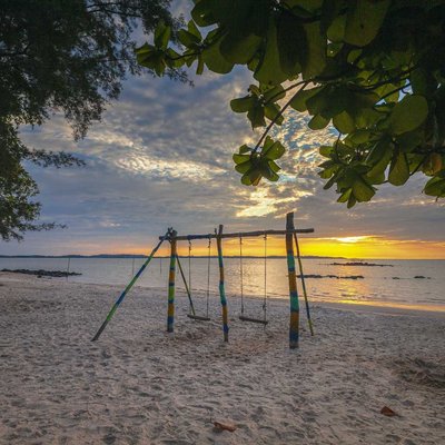 Keindahan Sunrise di Pantai
