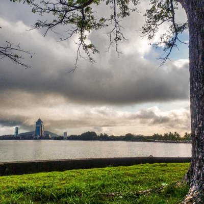 Morning view at the Lagoon