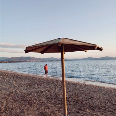 nea makri beach 🏖️ Greece 🇬🇷 🌊 