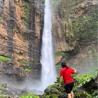 Air Terjun Kapas Biru