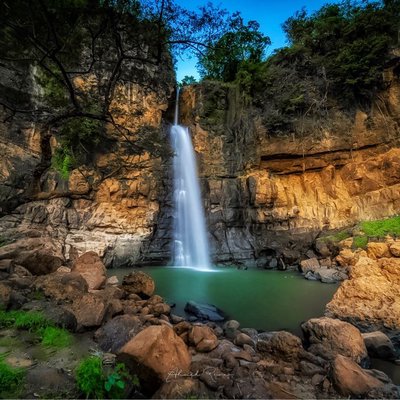 Curug Cimarinjung musim Kemarau