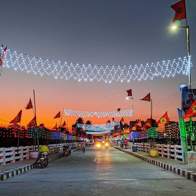colourful view on Bridge