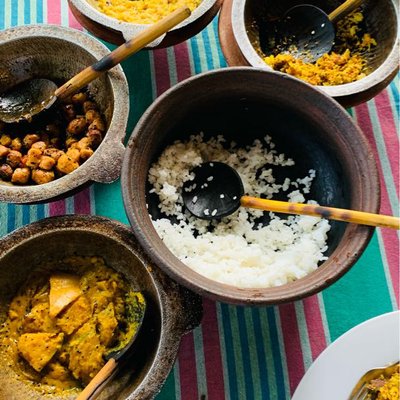 Rice curries in Srilanka