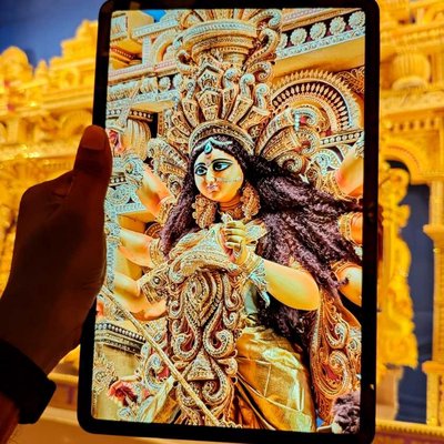 Maa Durga in Pad display