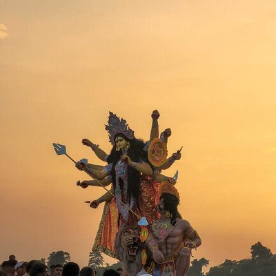 Durga Maa idols 