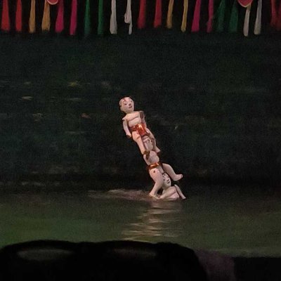 Lotus water puppet
