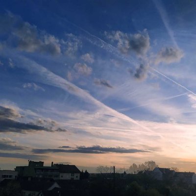 Sky at the end of day