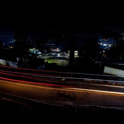 light trails