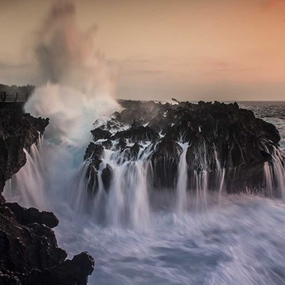 Indahnya Water Blow Nusa Dua