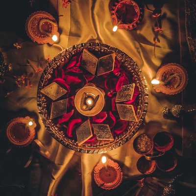 festive flatlay 