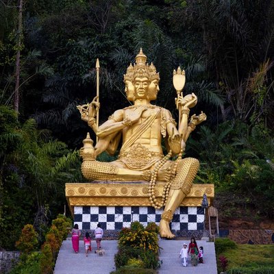 The Giant Statue of Lord Brahma