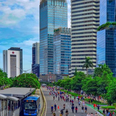 CAR FREE DAY SUDIRMAN, JAKARTA