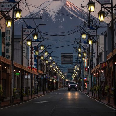 Night vibes of Honcho Street Japan
