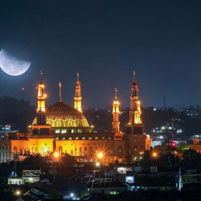 gerhana bulan di Samarinda