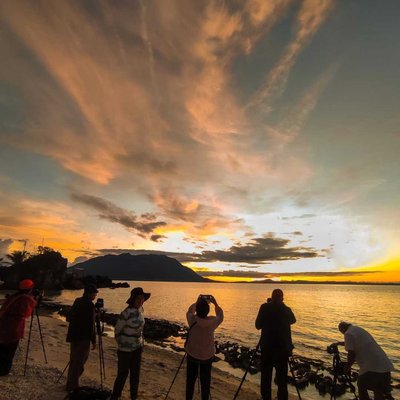 cara kami menikmati senja