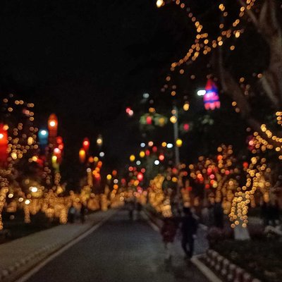 light decorations at kalinga stadium