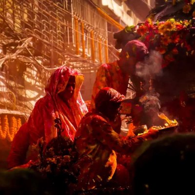 Holi celebration in barrabazar 