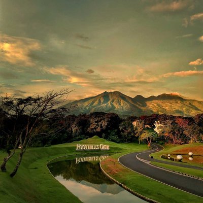 pagi yang indah di taman dayu