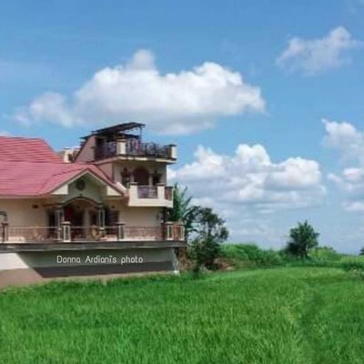 A House on The Rice Field