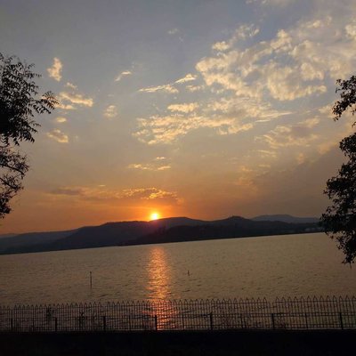 Sunsets from Khadakwasla backwaters 