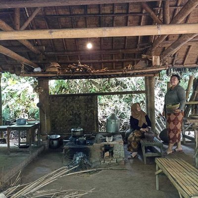 Suasana pedesaan di Tomboan Ngawonggo 