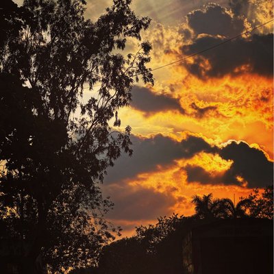 Sun is the only thing which doesn’t upset you as it leaves, it gives us a hope of rising back the next day