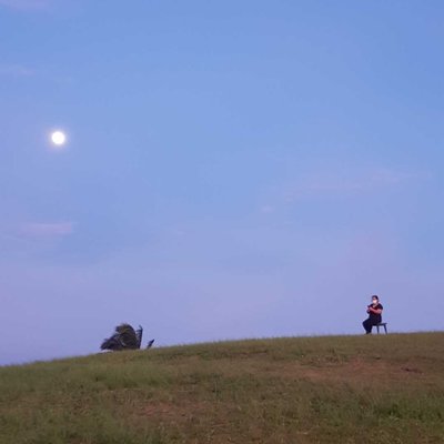 Alone on the hill