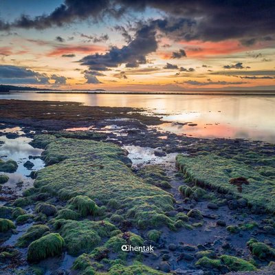 Sunset Pantai Tiang Bendera yang memukau
