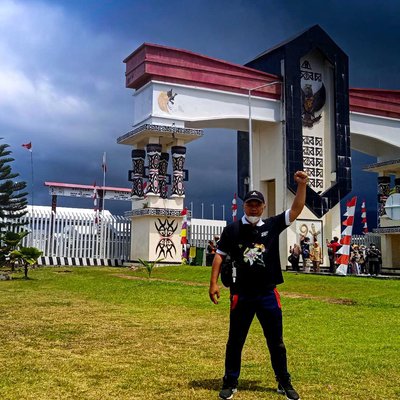 Skouw Border Post Of Indonesia