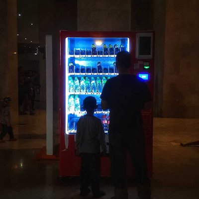 Buy drinks at the Vending Machine