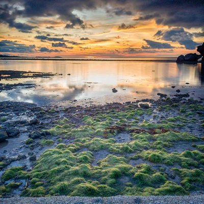 Senja Pantai Tiang Bendera