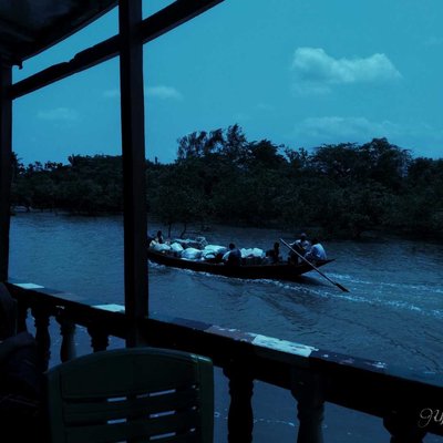Fishing on Matla river