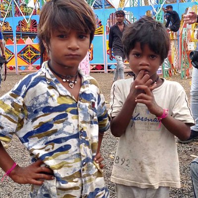 curious children..m