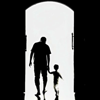 father and son 🤍😍