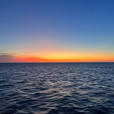 Atardecer desde el ferry