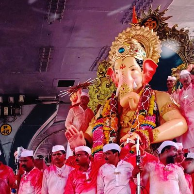 Lalbagh cha raja visarjan 🎉🙇
