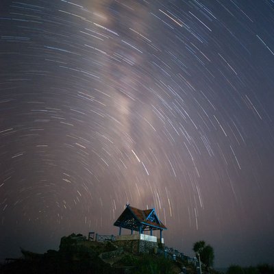 Beauty Kukup Beach at Night