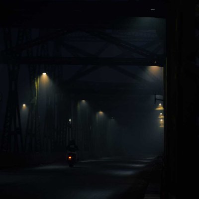 Early but spooky mornings... 