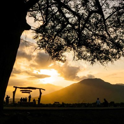 Senja Savana Bekol Baluran