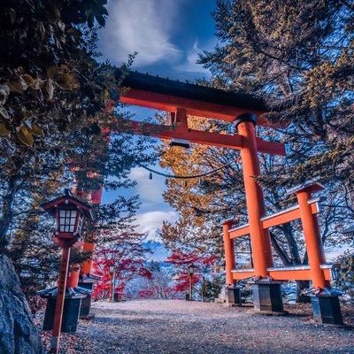 chureito pagoda wt mount fuji