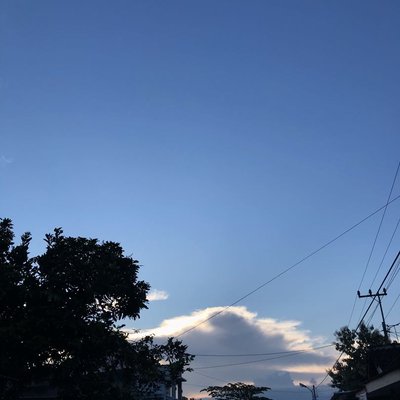 langit pada saat menjelang puasa🤩