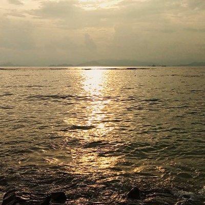 Senja di pantai sebalang