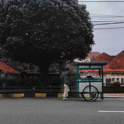 penjual bakso kawi