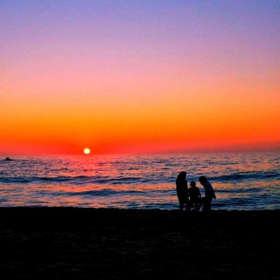 Atardecer vertical