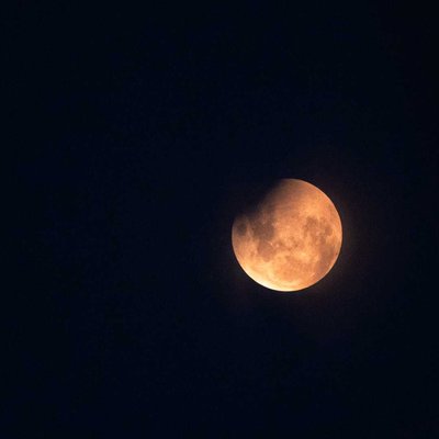 Last moment of Lunar eclipse in 2022