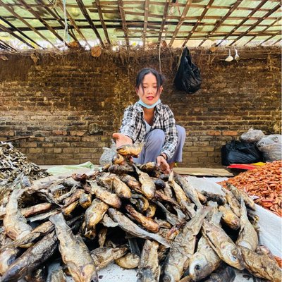 dry fish sheller 